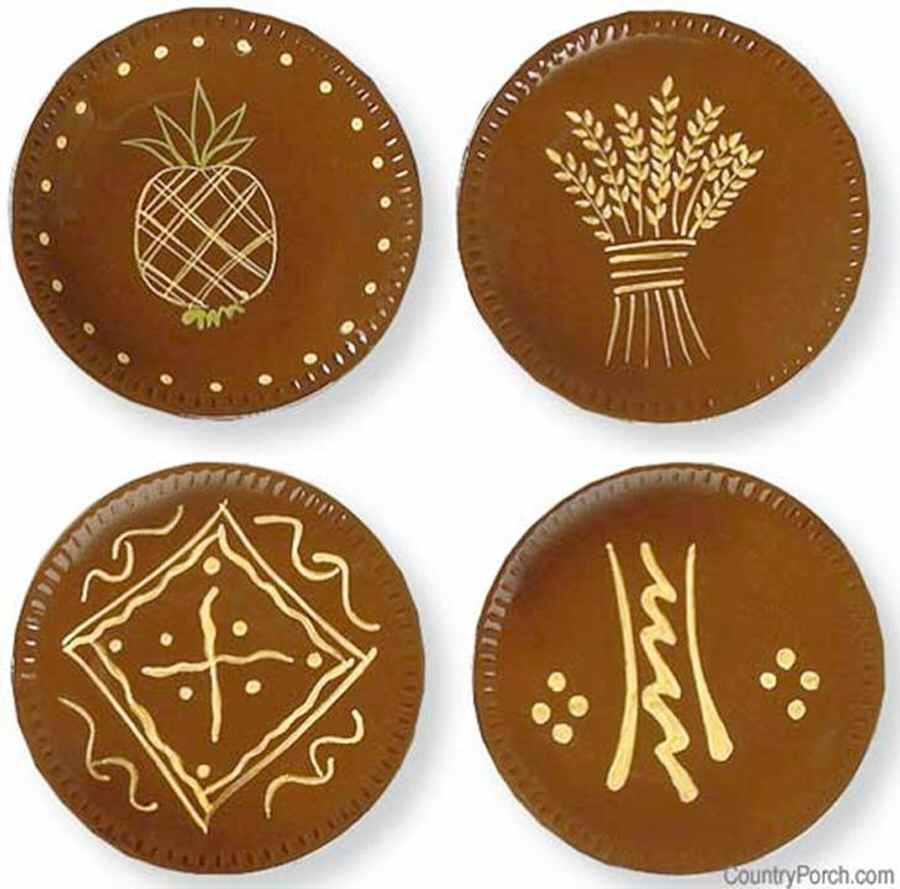 Red Ware Bread & Butter Plate by Park Designs-1