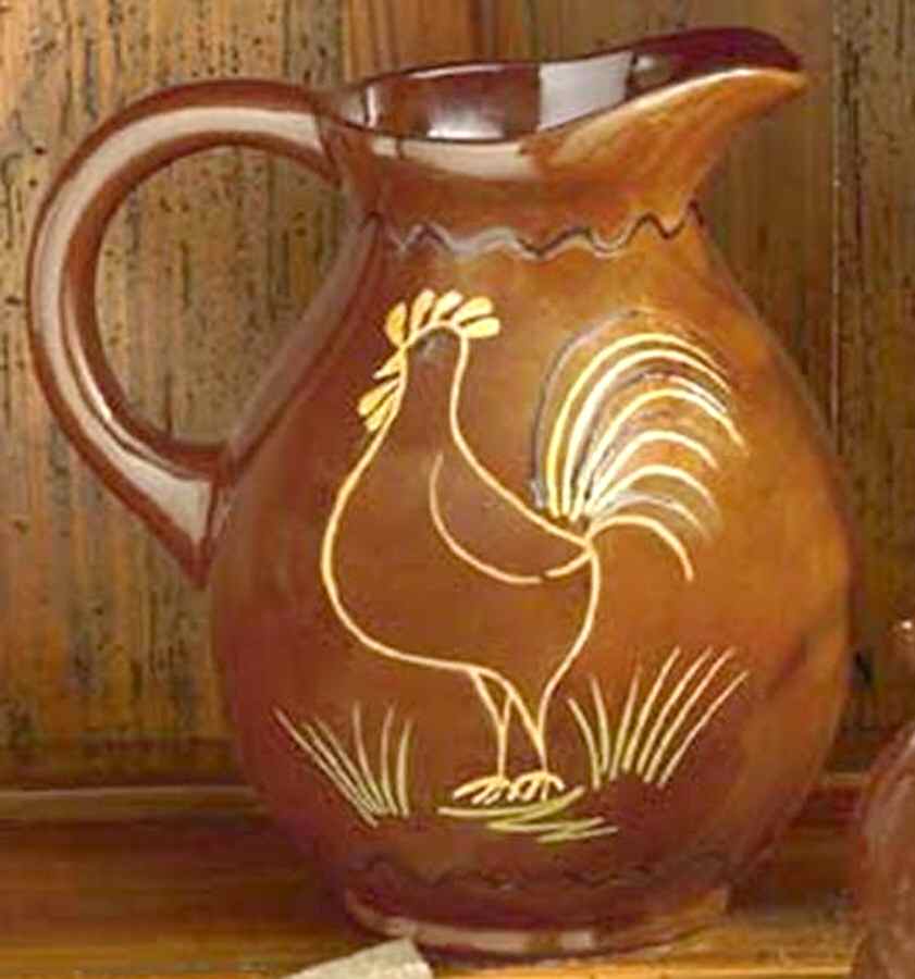 Red Ware 96 Oz Pitcher by Park Designs-1
