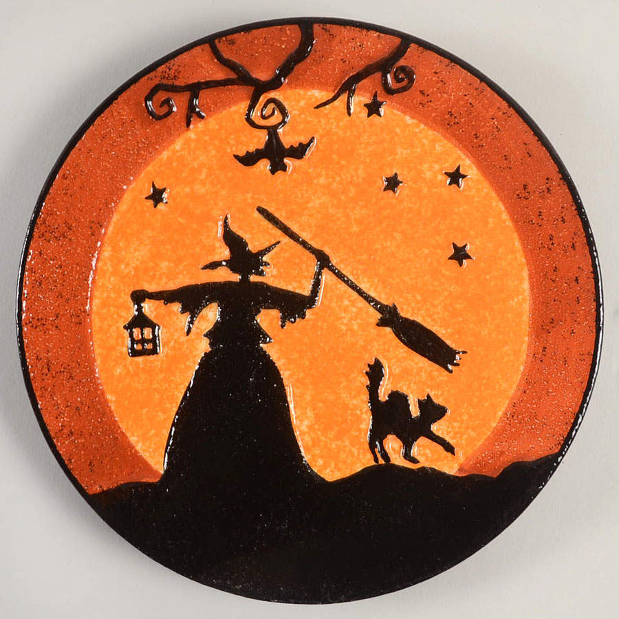 Halloween Night Salad/Dessert Plate by Park Designs-1