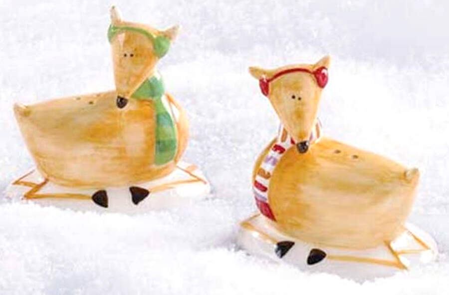 Reindeer Games Figural Salt & Pepper Set by Park Designs-1