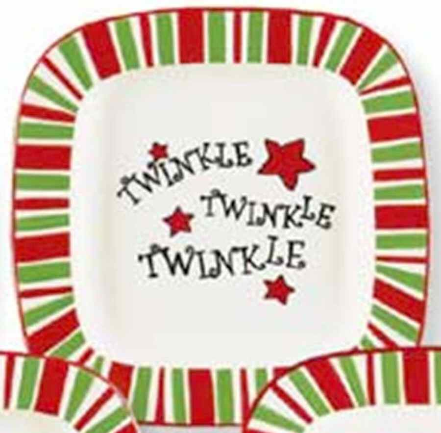 Wrap It Up Square Salad/Dessert Plate by Park Designs-1