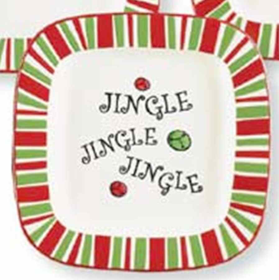 Wrap It Up Square Salad/Dessert Plate by Park Designs-1