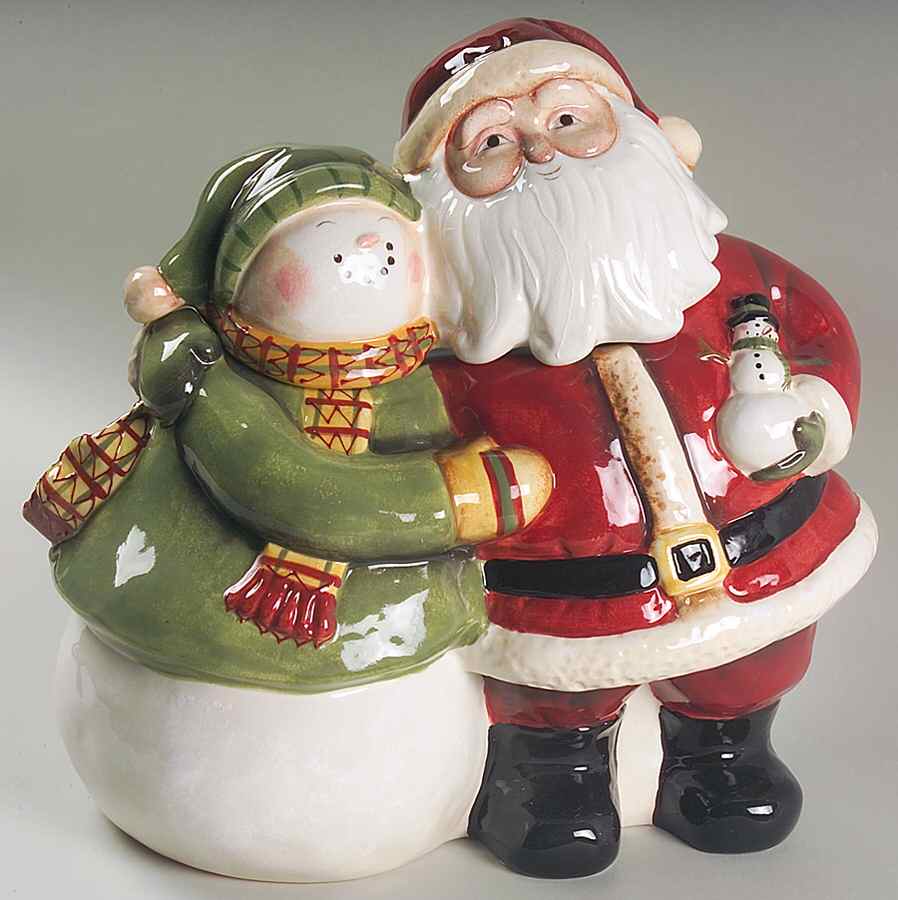 Santa, My Friend Figural Cookie Jar & Lid by Park Designs-1