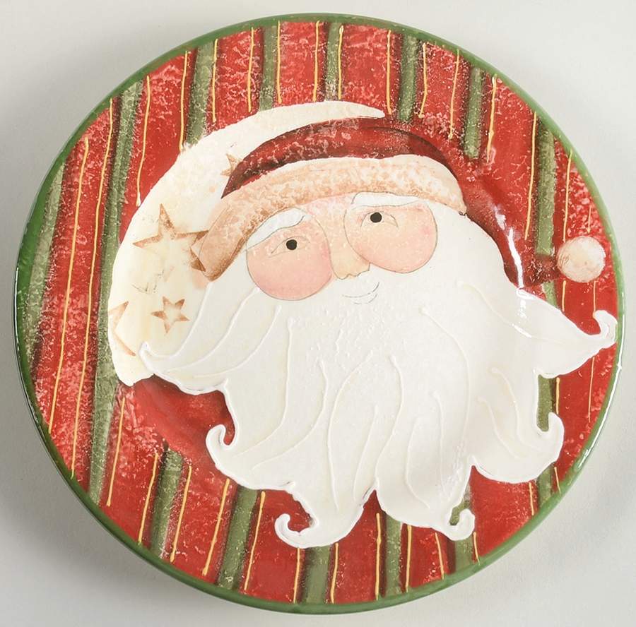 Santa, My Friend Salad/Dessert Plate by Park Designs-1