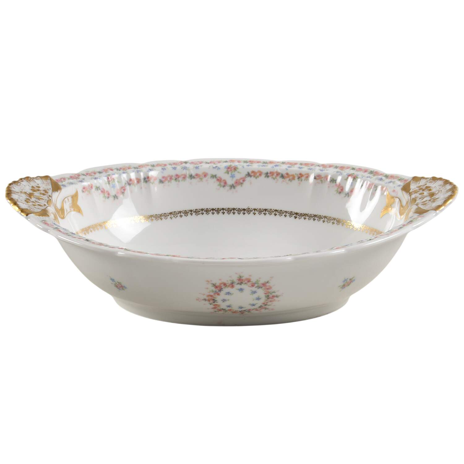 POY591 10" Oval Vegetable Bowl by Jean Pouyat-1
