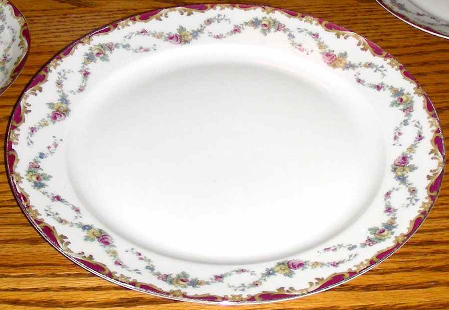Glamis 14" Oval Serving Platter by Pfeiffer & Lowenstein-1
