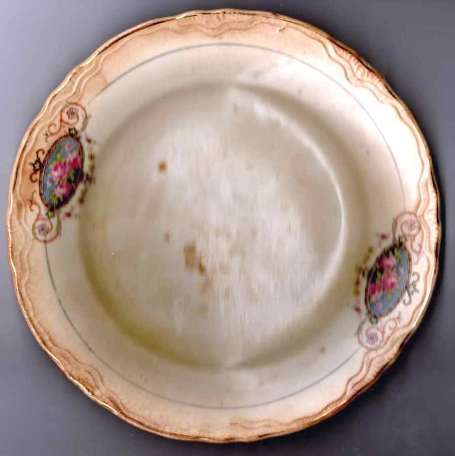 PCP254 Bread & Butter Plate by Paden City-1