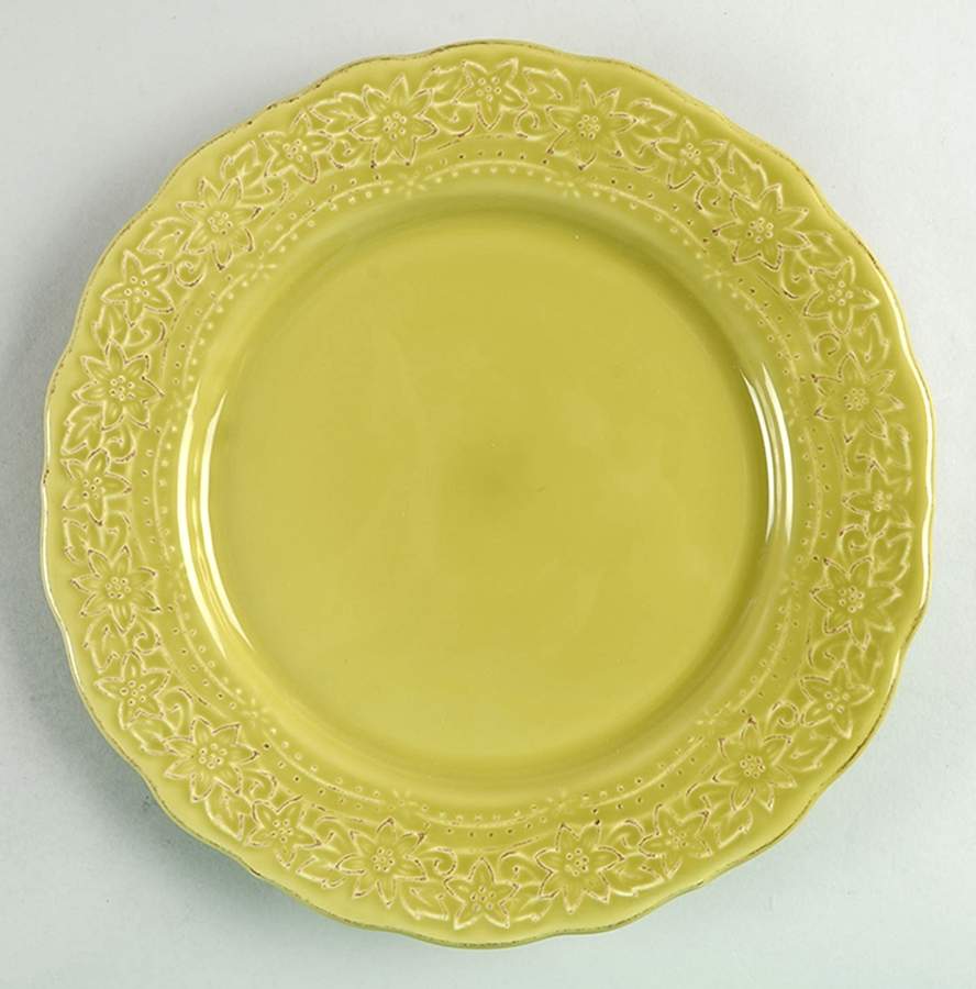 Lacey Green Dinner Plate by Pier 1-1