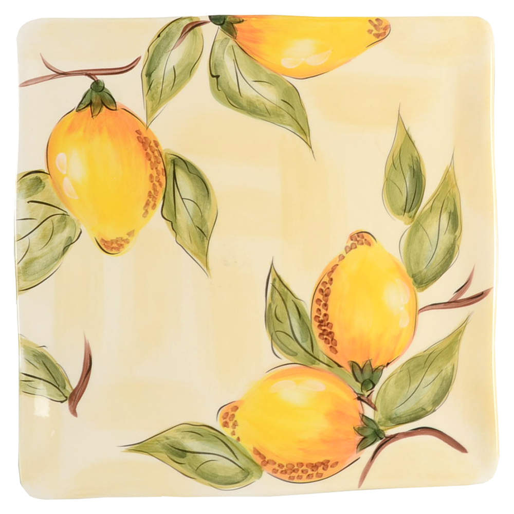Lemon Orchard Dinner Plate by Pier 1-1