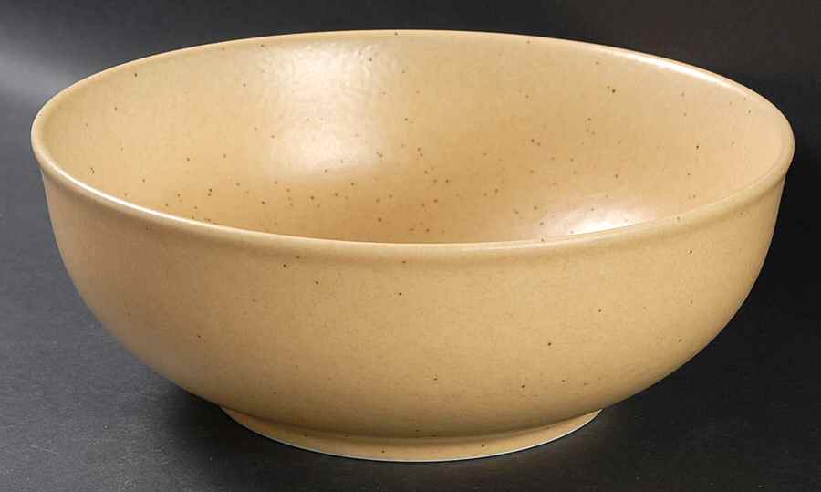 Natural Speckle 9" Round Serving Bowl by Pier 1-1