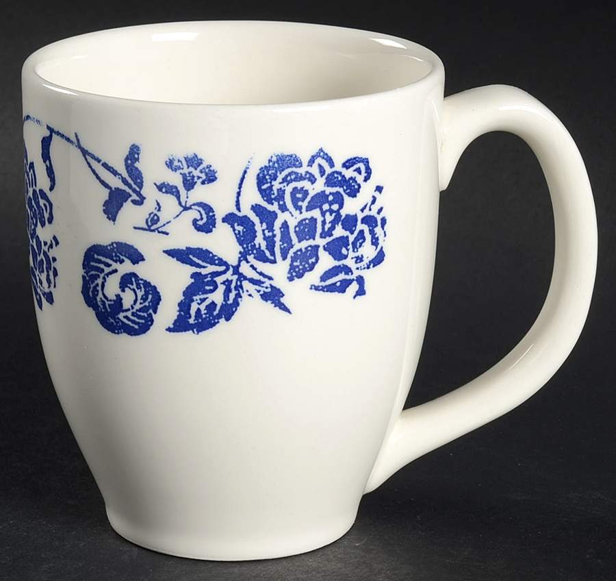 Batik Blue Mug by Pier 1-1