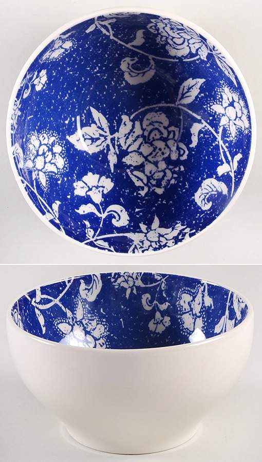 Batik Blue Soup/Cereal Bowl by Pier 1-1
