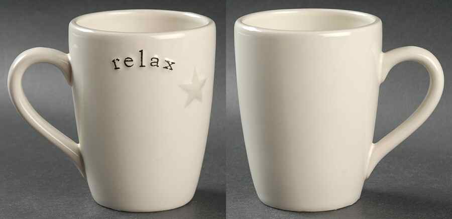 Word Expressions (Embossed Words) Mug by Primitives By Kathy-1