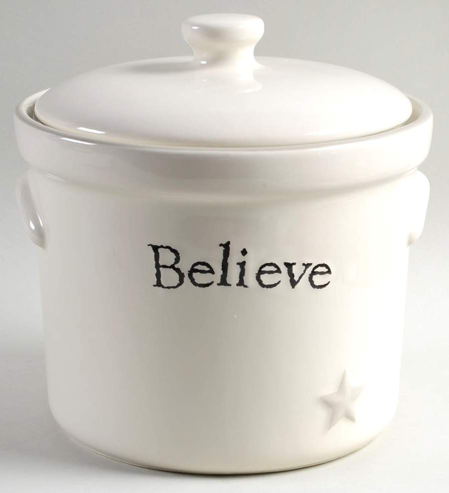 Word Expressions (Embossed Words) Treat Jar & Lid by Primitives By Kathy-1