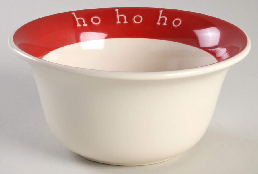 Holiday Expressions (Embossed Words) Coupe Soup Bowl by Primitives By Kathy-1