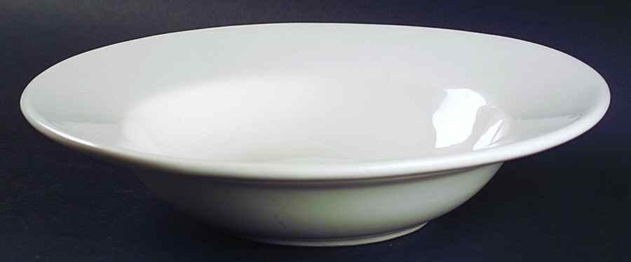 Sausalito Off White Large Rim Soup Bowl by Pottery Barn China-1