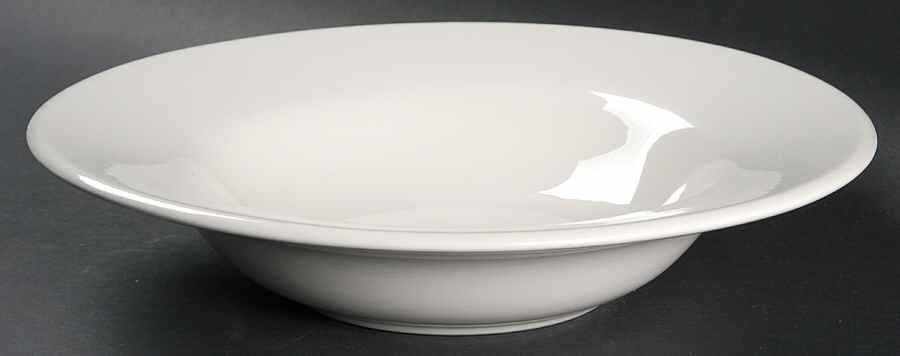 Sausalito Off White Large Rim Soup Bowl by Pottery Barn China-1