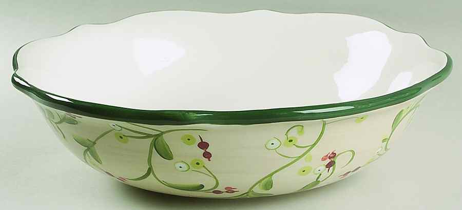 Home for the Holidays 13" Round Serving Bowl by Paula Deen-1