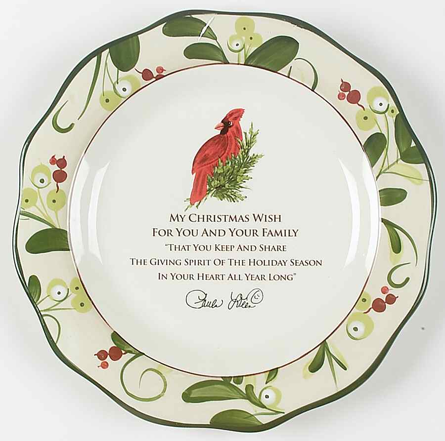 Home for the Holidays Dinner Plate by Paula Deen-1
