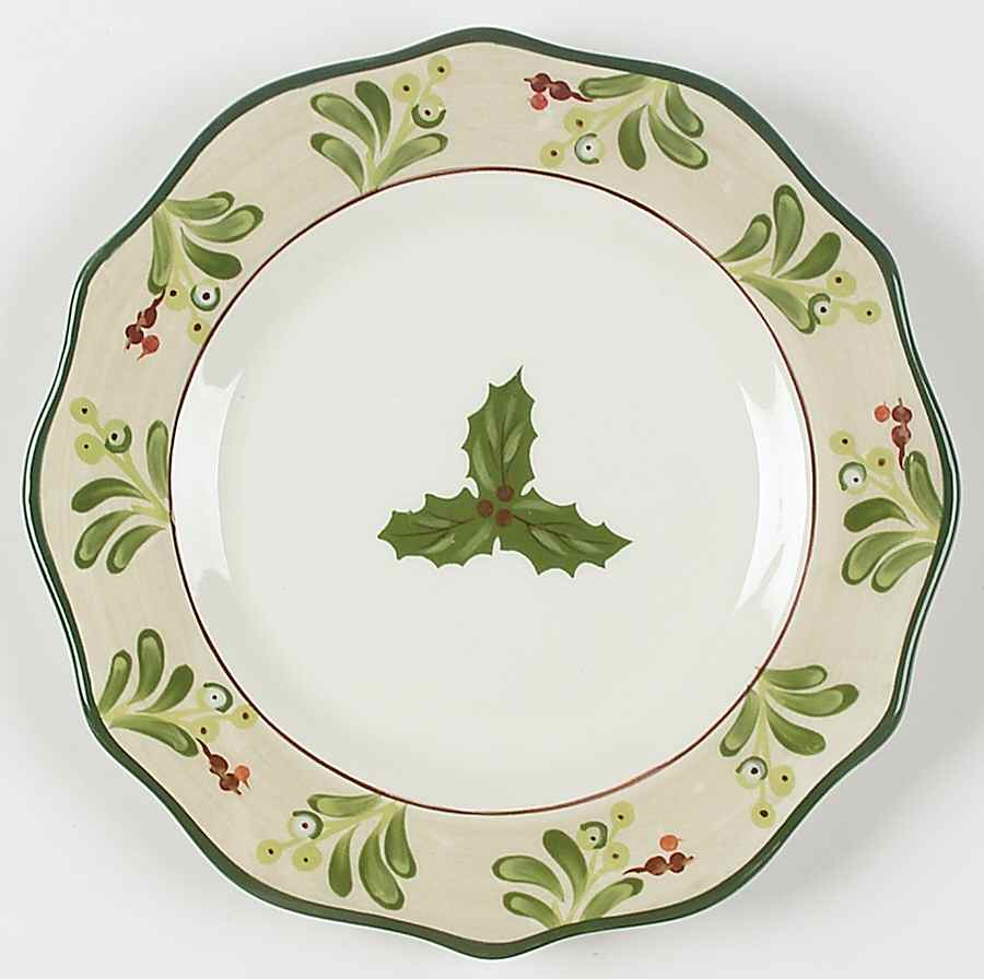 Home for the Holidays Salad/Dessert Plate by Paula Deen-1