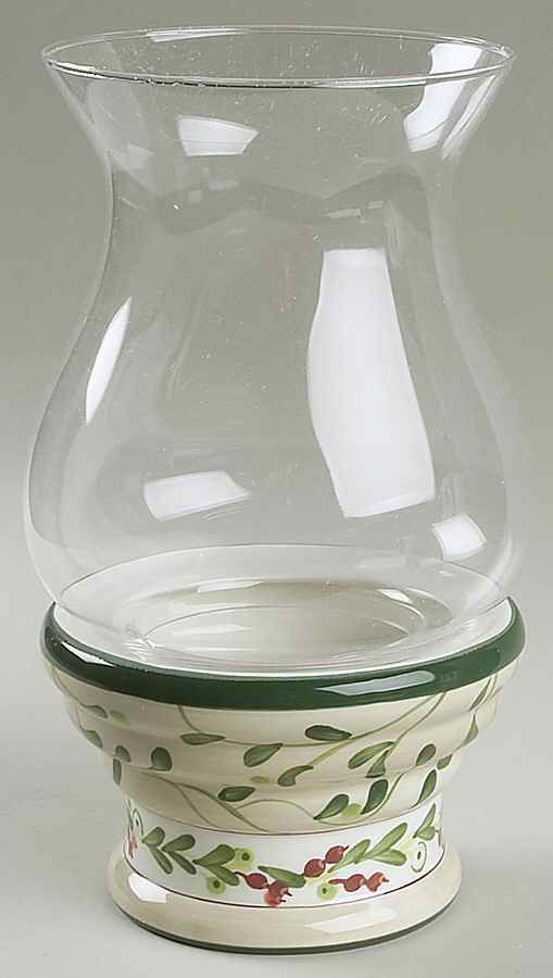 Home for the Holidays Hurricane Lamp & Globe by Paula Deen-1