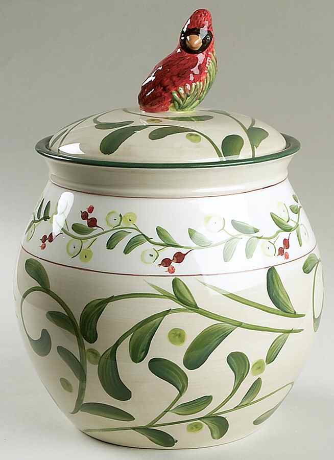 Home for the Holidays Cookie Jar & Lid by Paula Deen-1