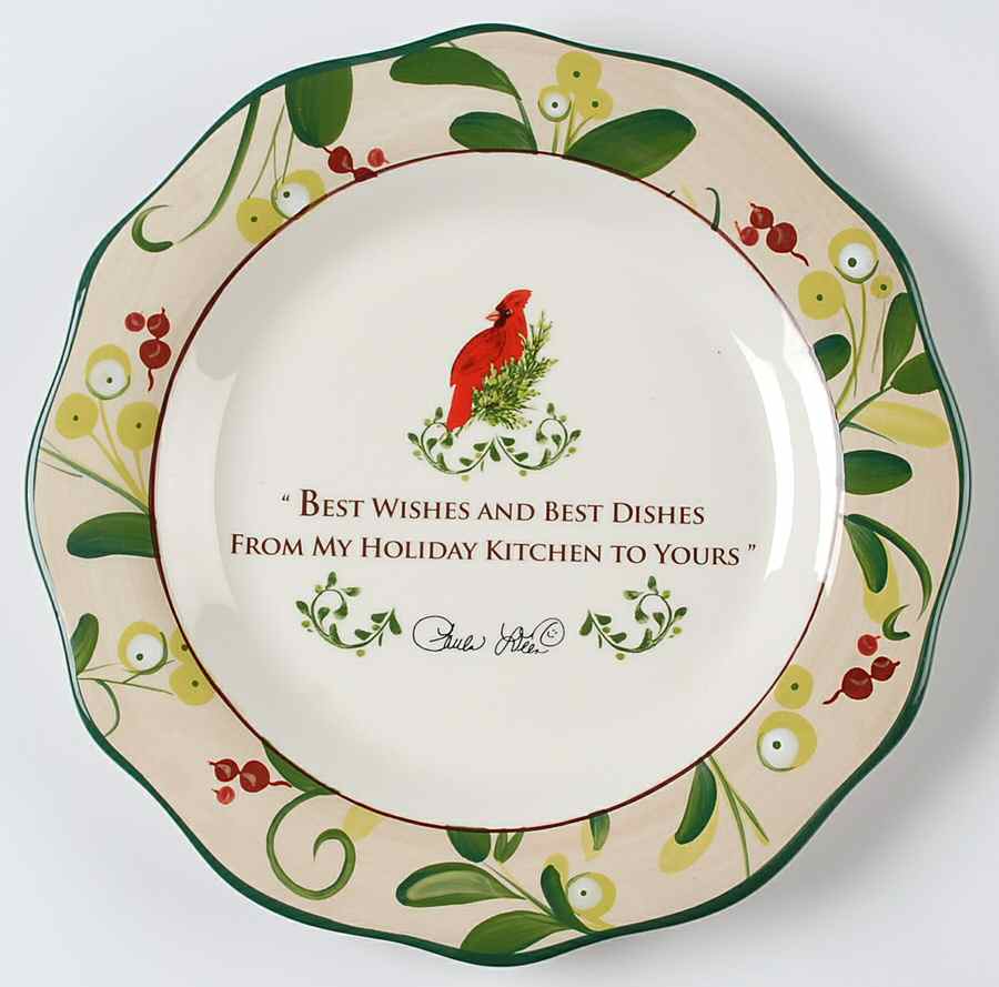 Home for the Holidays Dinner Plate by Paula Deen-1