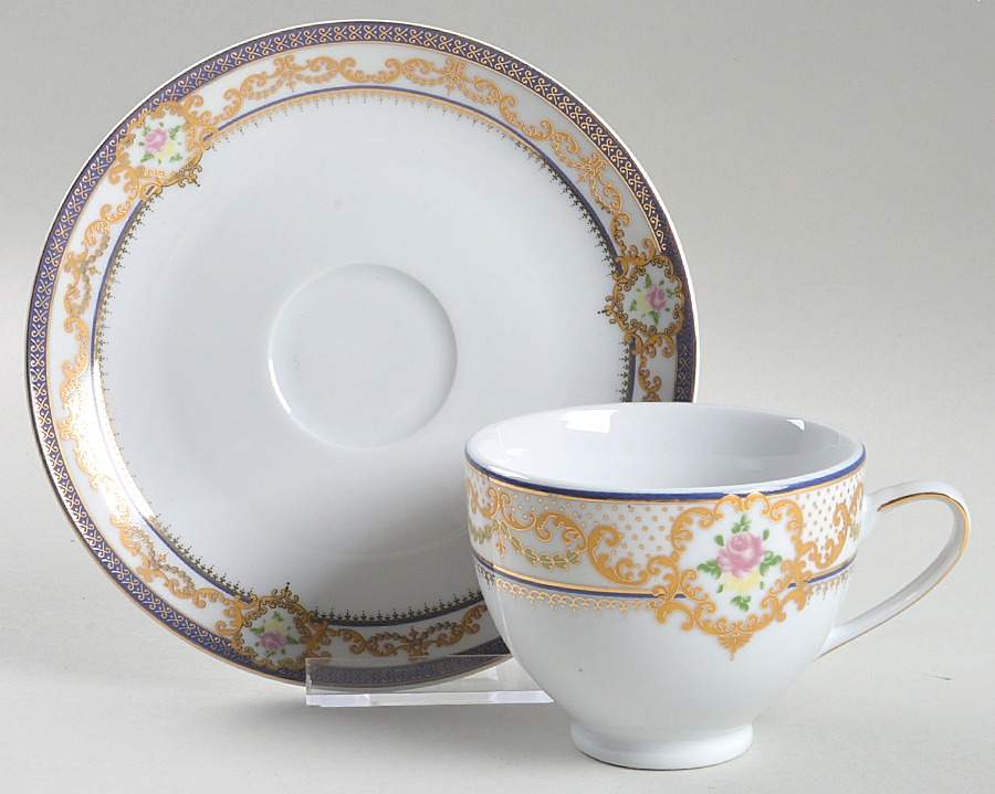 PGE1 Footed Cup & Saucer Set by Pegasus-1