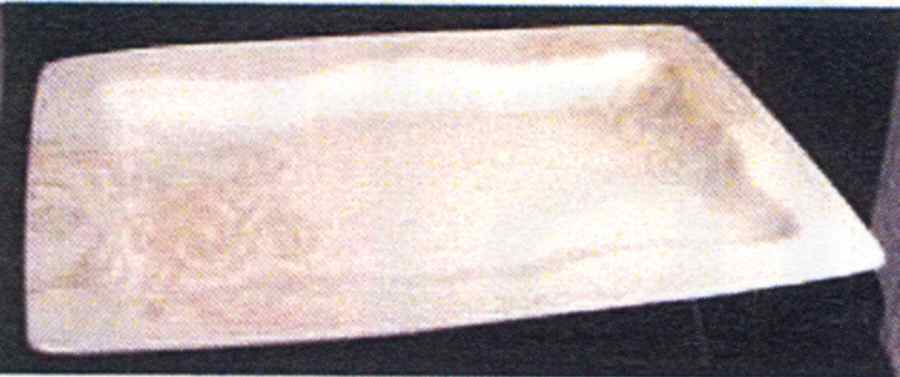 Peony Portrait White 16" Rectangular Serving Platter by Pfaltzgraff-1