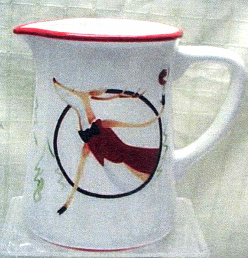 Reindeer Party Pitcher by Pfaltzgraff-1