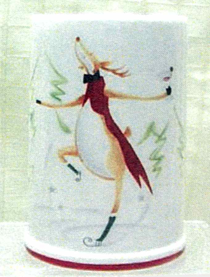 Reindeer Party Utensil Holder by Pfaltzgraff-1