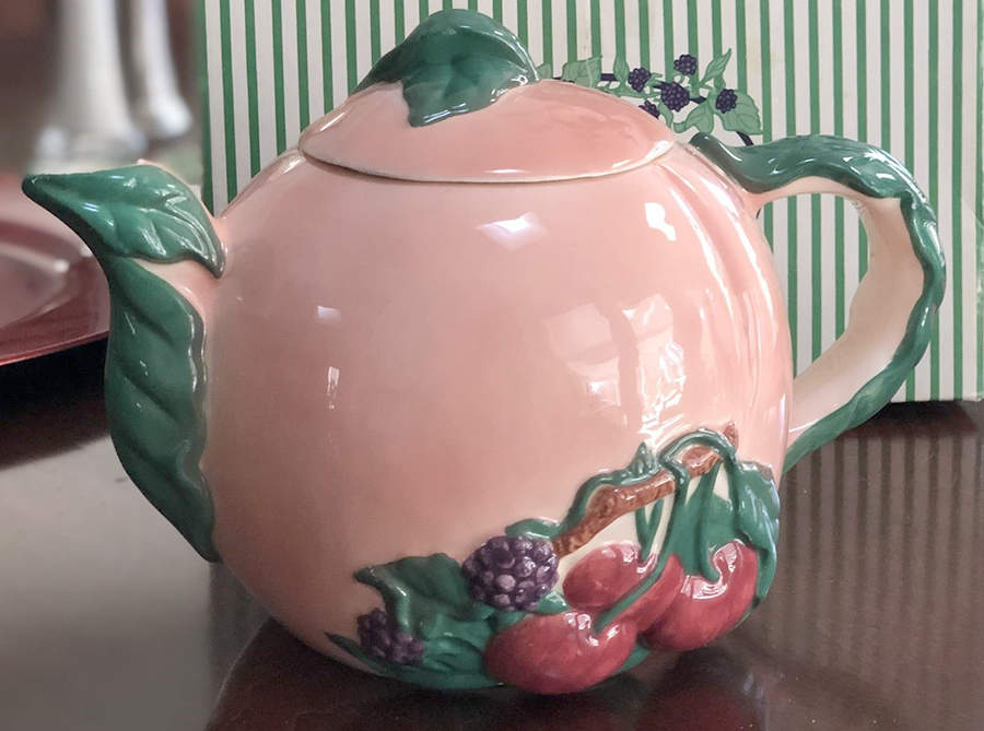 Summer Fruits Teapot & Lid by Potpourri Press-1
