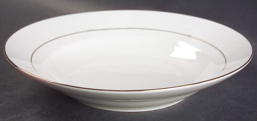 Double Gold Band Soup/Cereal Bowl by Philippe Richard-1