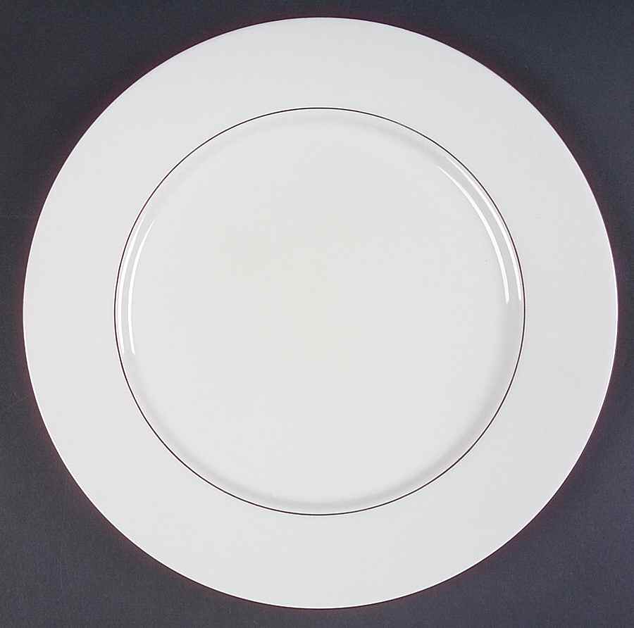 Double Gold Band Dinner Plate by Philippe Richard-1