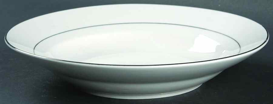 Double Platinum Band Soup/Cereal Bowl by Philippe Richard-1