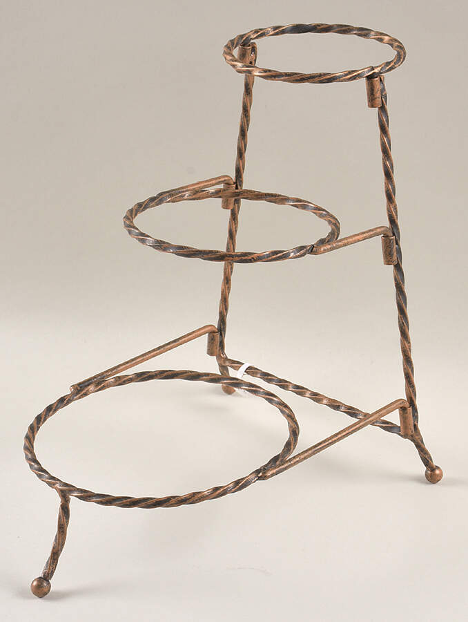 Pavillion (Autumn Colors) Metal Stand for (3 Piece) Nesting Bowl Set by Princess House-1