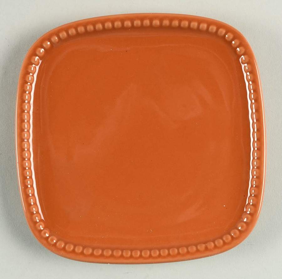 Pavillion (Autumn Colors) Square Appetizer Plate by Princess House-1