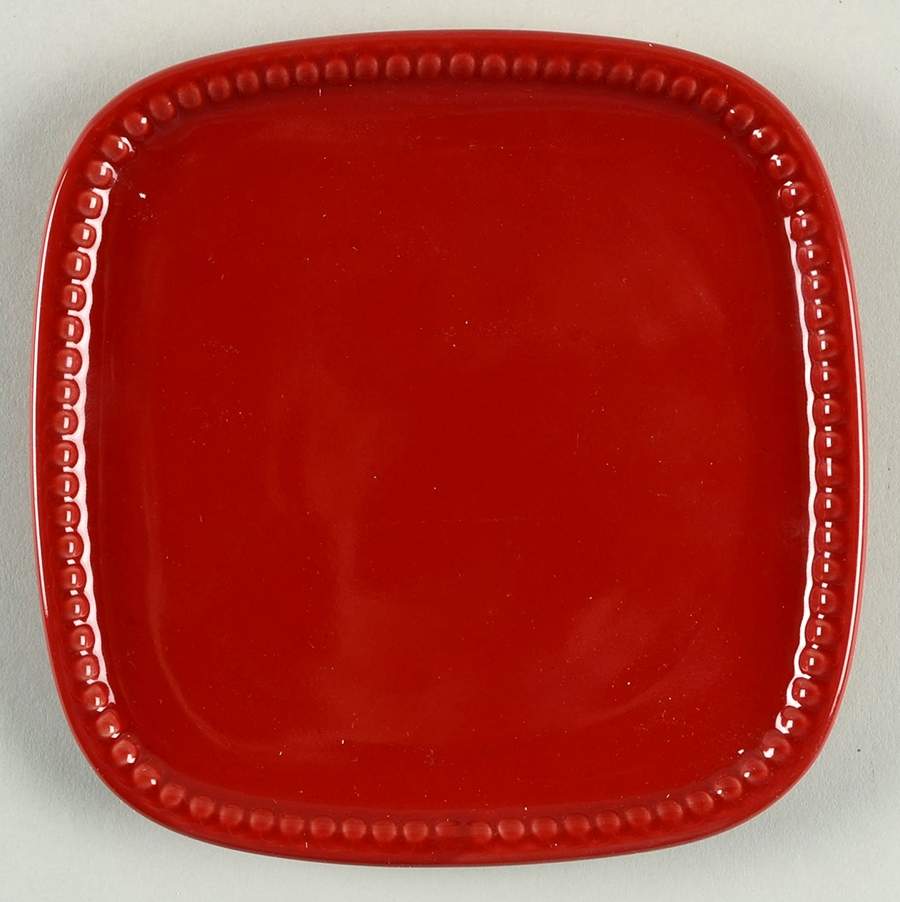 Pavillion (Autumn Colors) Square Appetizer Plate by Princess House-1