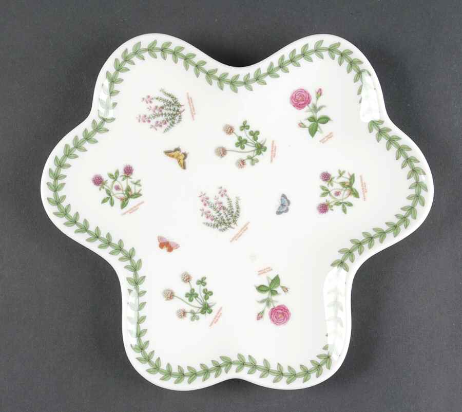 Botanic Garden Irish Flowers Dessert/Pie Plate by Portmeirion-1