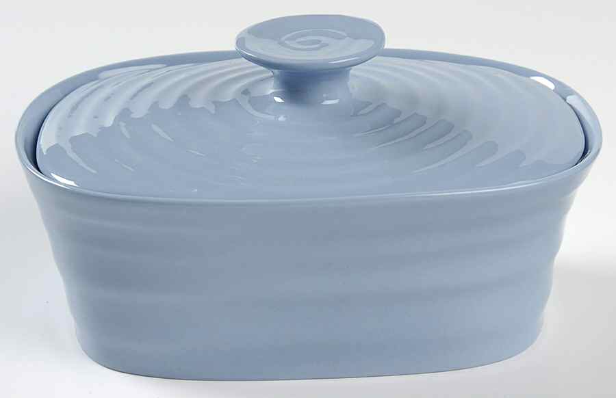 Sophie Conran Forget Me Not Oval Covered Butter by Portmeirion-1