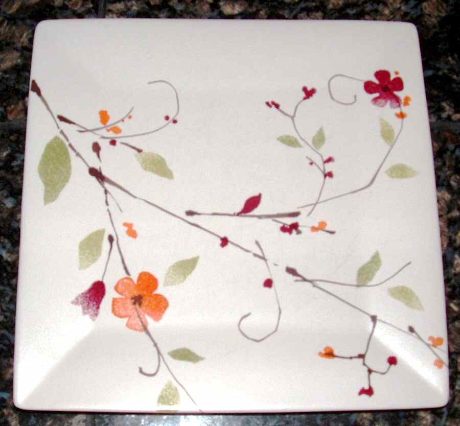 Akina Square Salad Plate by Pascal-1