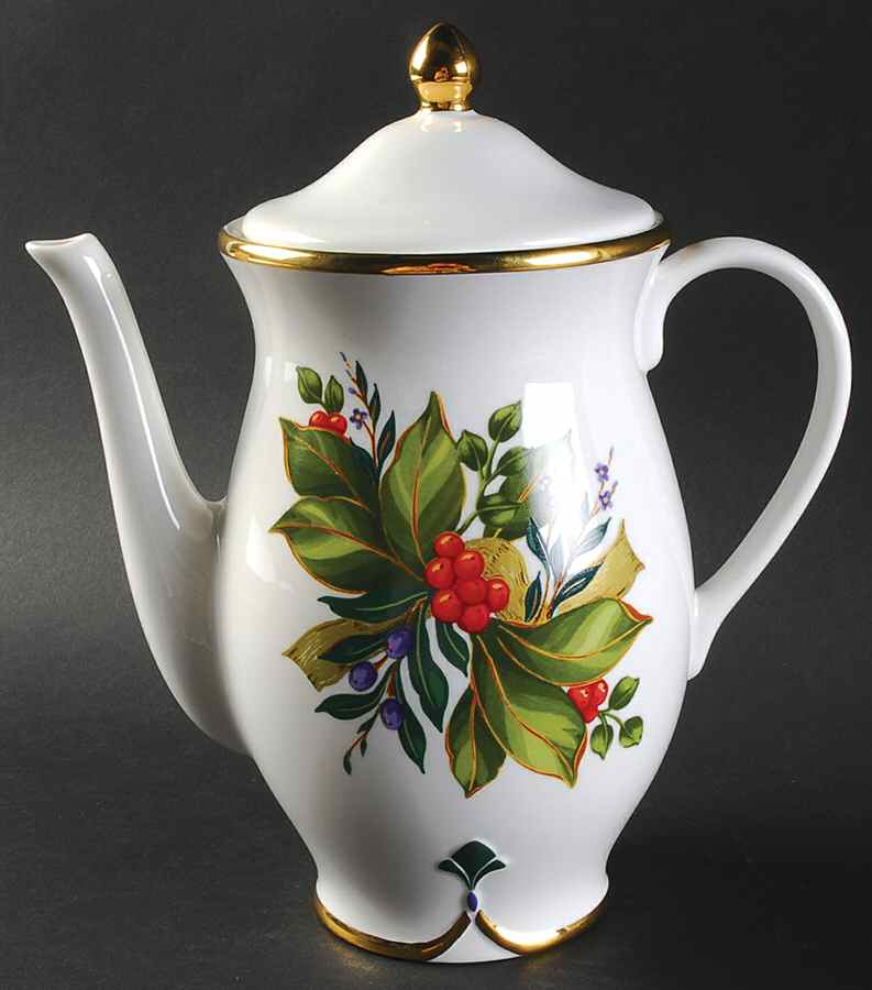 Winter Garden Coffee Pot & Lid by Princess House-1