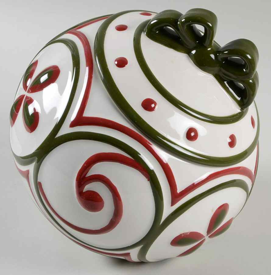 Ornament Figural Cookie Jar & Lid by Princess House-1