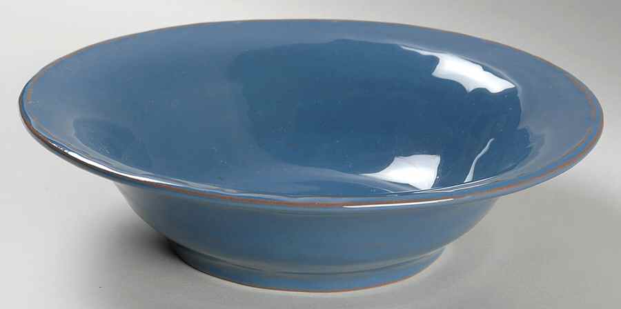 Francisco Berry (Blue) 9" Individual Pasta Bowl by Simon Pearce-1