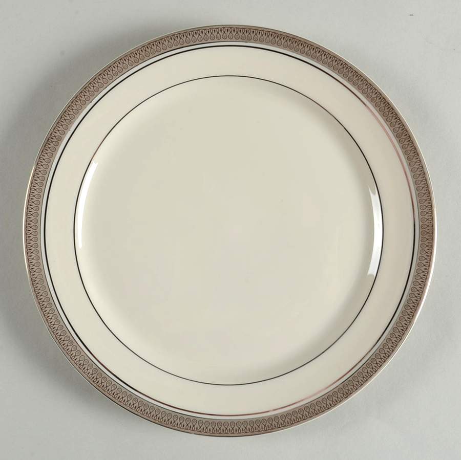 Geneva (White Background) Salad Plate by Pickard-1