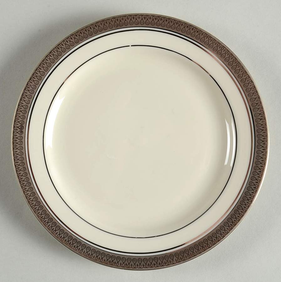 Geneva (White Background) Bread & Butter Plate by Pickard-1