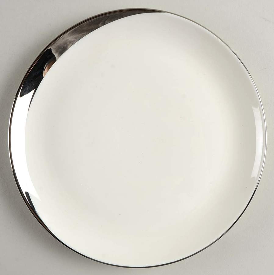Crescent (White Background) Salad Plate by Pickard-1