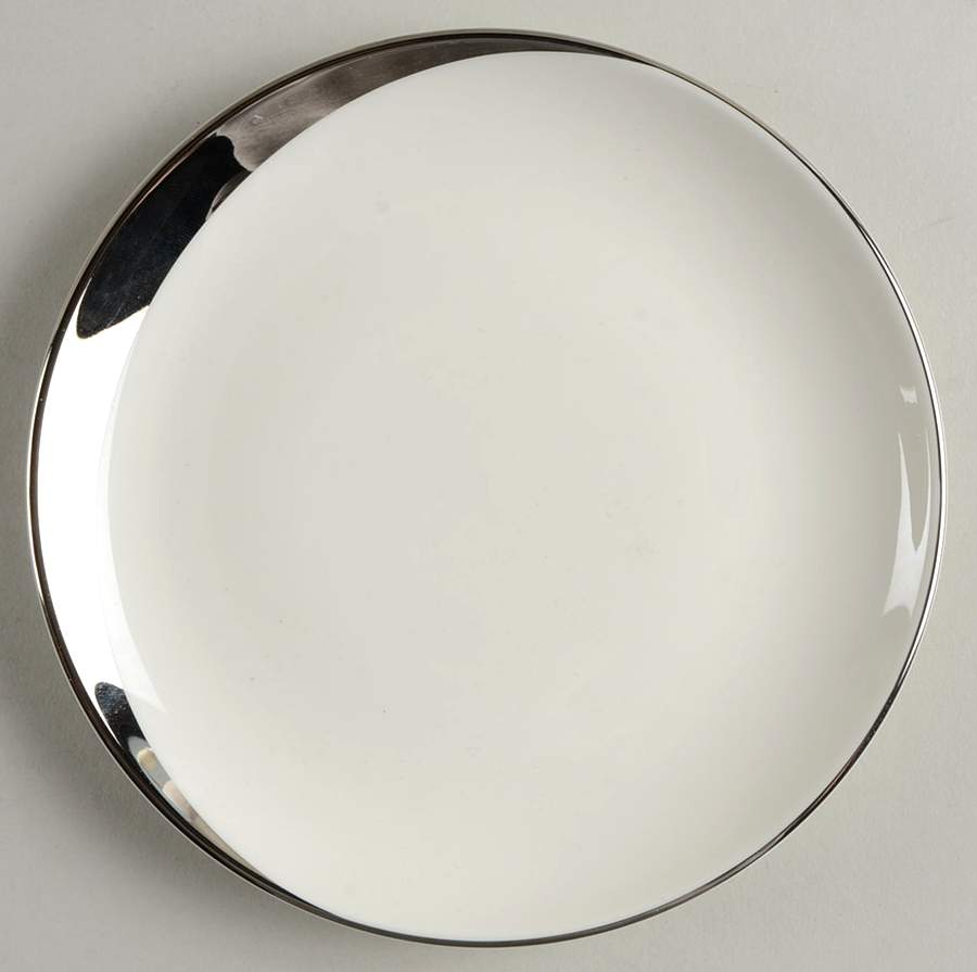 Crescent (White Background) Bread & Butter Plate by Pickard-1