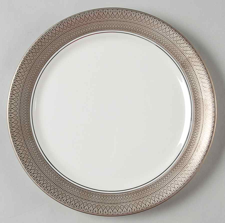 St Moritz (White Background) Salad Plate by Pickard-1