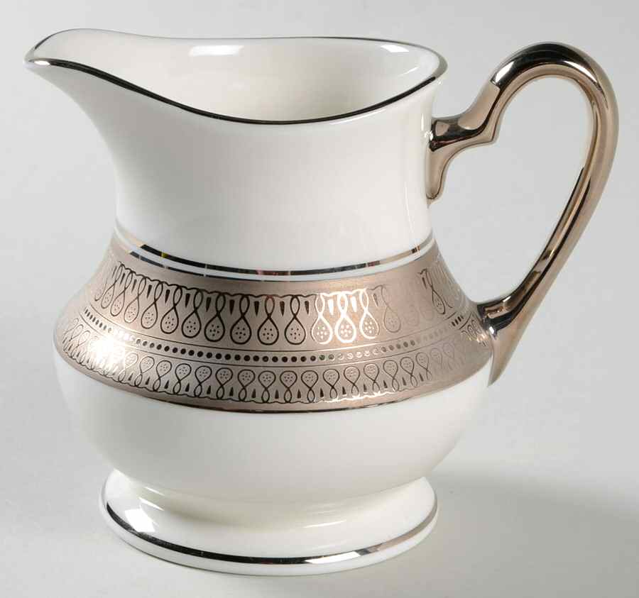 St Moritz (White Background) Creamer by Pickard-1